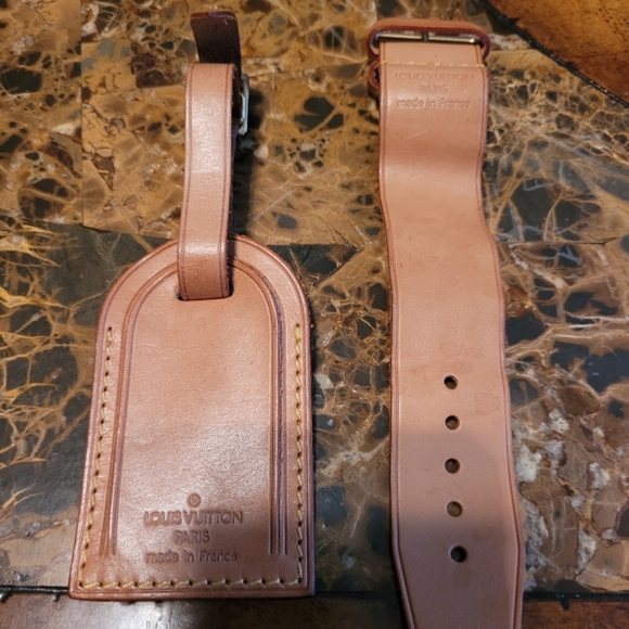 LOUIS VUITTON Leather Bag TAG AND POIGNANT- Brown - Picture 4 of 5